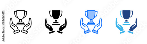 Customer Value icon set multiple style collection