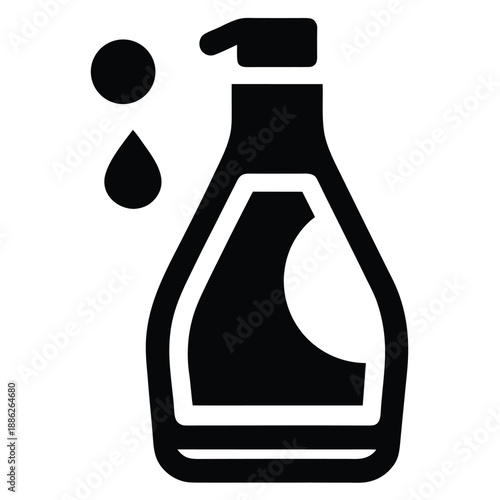 detergent vector icon on white background