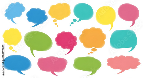 DIY Comic Design Essentials – Grunge Chalk & Crayon Speech Bubble Doodles
