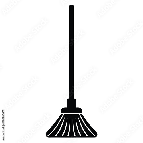 mop vector icon on white background