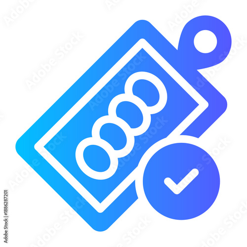 chopping board gradient icon