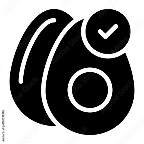 egg glyph icon
