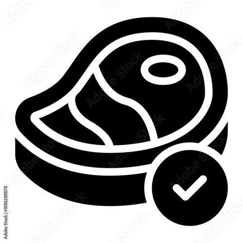meat glyph icon
