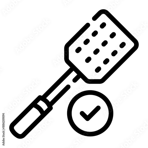 spatula line icon