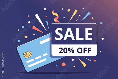 Fashion Clothes Sale Discount Tags Vector Illustration