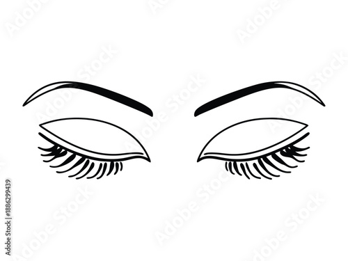 vector illustration of eyes