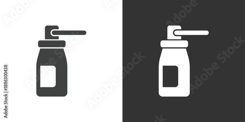 Medical Spray icon. Solid glyph series icon
