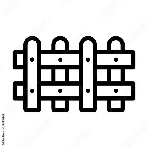 Fence Vector Icon