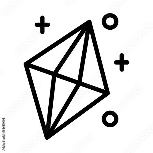 Crystal Vector Icon