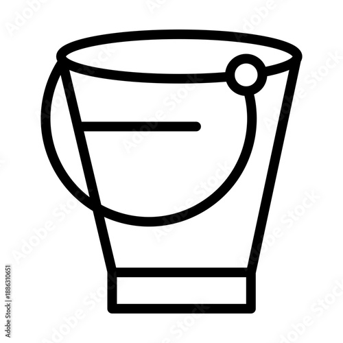 Bucket Vector Icon