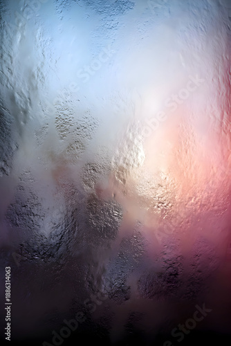 Abstract Frosted Glass Texture With Soft Colors