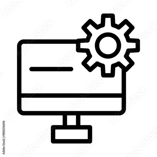 Dedicated Server Vector Icon