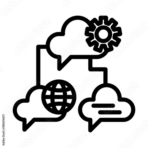 Forum Hosting Vector Icon