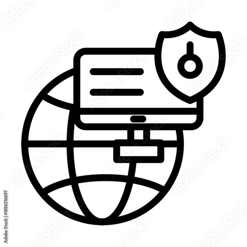Web Hosting Vector Icon