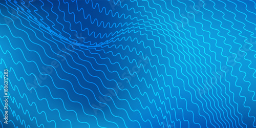 Modern gradient lines background blue, sky, ice, ink, with copy space simple abstract design art