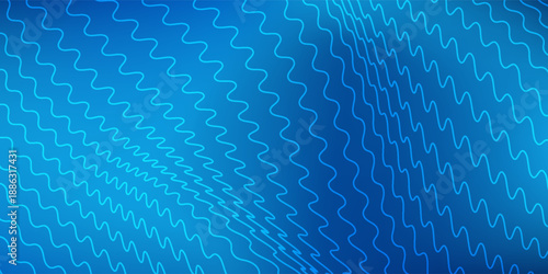 Modern gradient lines background blue, sky, ice, ink, with copy space simple abstract design