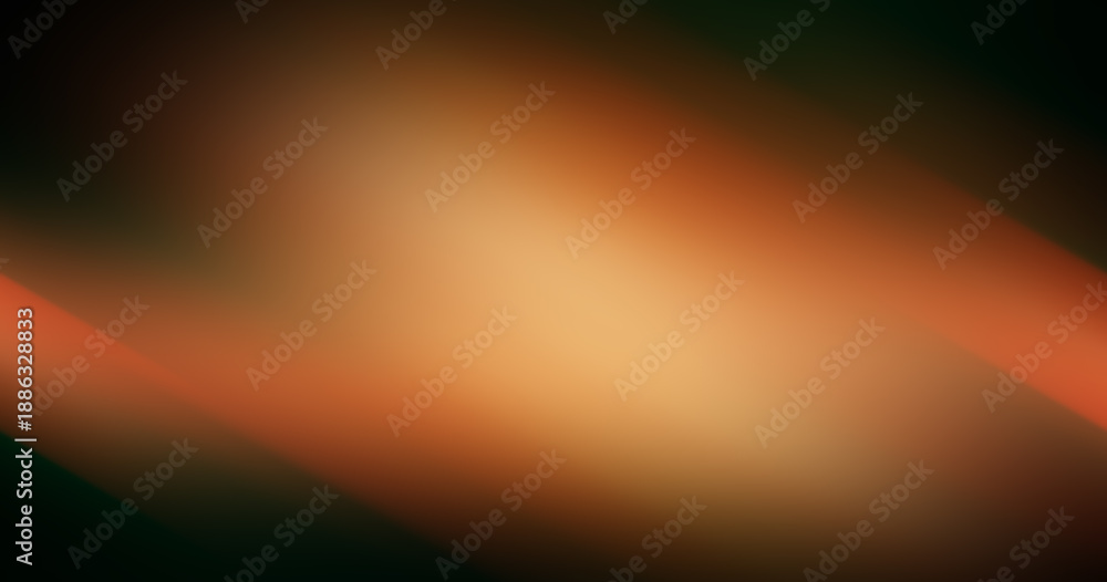 Fototapeta premium Light orange radiation pattern backdrop. Golden magic power ray background.