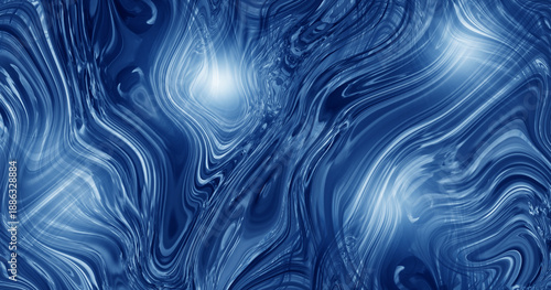 Dark blue marble pattern texture abstract background.