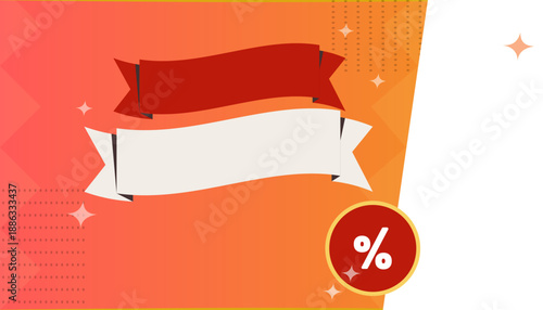 Flash sale web banner illustration vector. Flash sale promo banner with discount offer. Flash sale banner background. Flash sale special offer banner for social media post. Flash sale event, big sale 