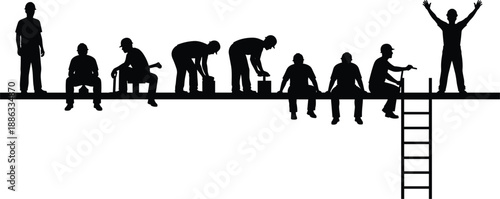 Traditional Scottish Highland Pipe Band Illustration Featuring Bagpipe Players Drummer Violinist and Trumpet Player in Kilts for Celtic Music Festival Design and Heritage Celebration Vector