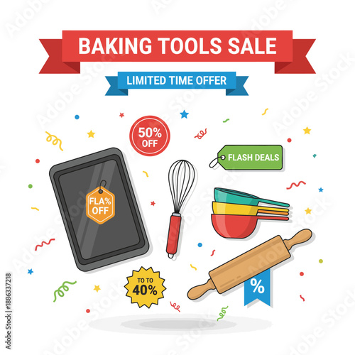 baking tool sale template