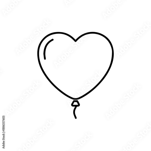 Simple heart necklace Vector