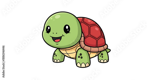 Quadro em tela Squirtle cartoon turtle