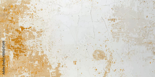 close up retro plain white color cement wall background texture.White and golden messy wall stucco texture background .concrete wall for interiors or outdoor exposed surface polished.