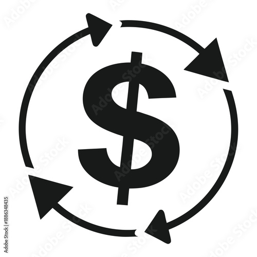 dollar symbol vector illustration