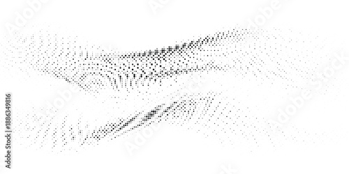 Halftone pattern with gradient effect