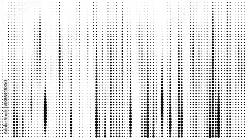 Halftone pattern with vertical lines