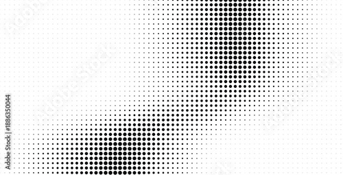 Halftone pattern with gradient effect on for design