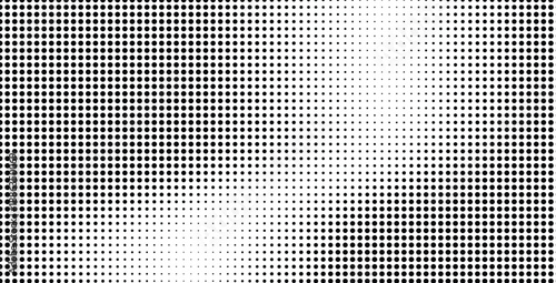 Halftone pattern with smooth transition on for art