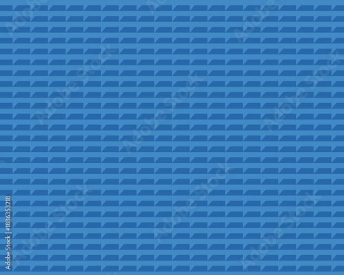 青色の伝統的な三崩し風幾何学模様背景素材。和風デザインやビジネス、夏向けのクールなプロモーションに最適なシームレスなパターン壁紙。