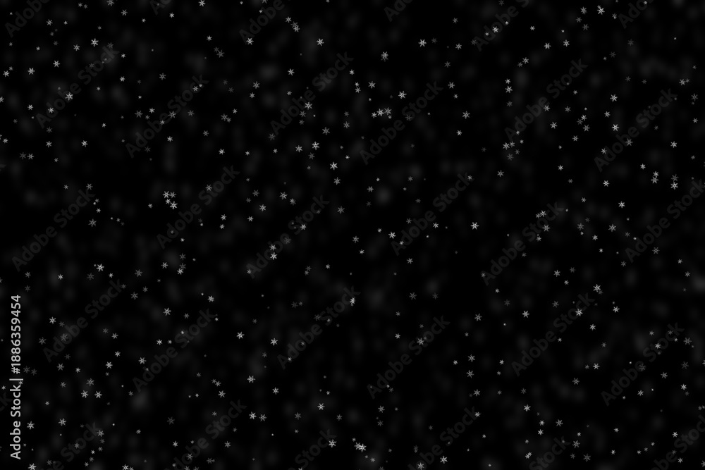 Fototapeta premium Snow Flake Overlay Background