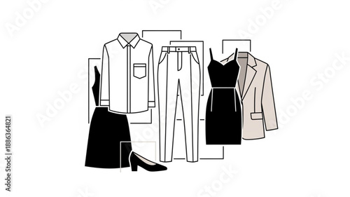 Fashionable Clothing Collection for Women Outfits.