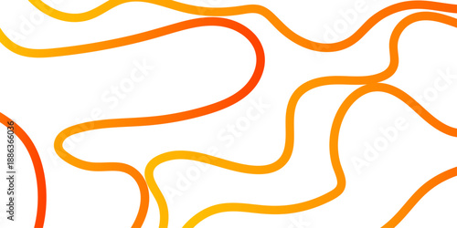 Colorful gradient ribbon line and colorful swirling curves. Abstract wavy flow pattern wallpaper. 