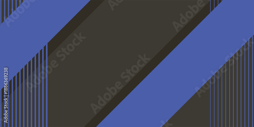 Abstract geometric background with bold diagonal blue stripes and subtle vertical line patterns on a dark grey canvas, creating a modern and dynamic design.	