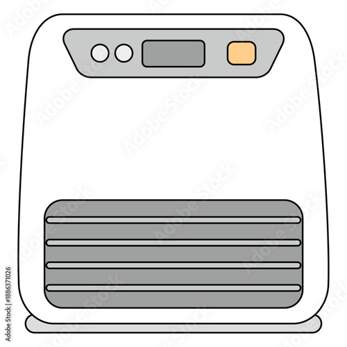 シンプルなファンヒーター