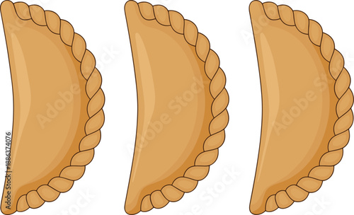 Three Brown Braided Loaves of Bread Side by Side baked goods