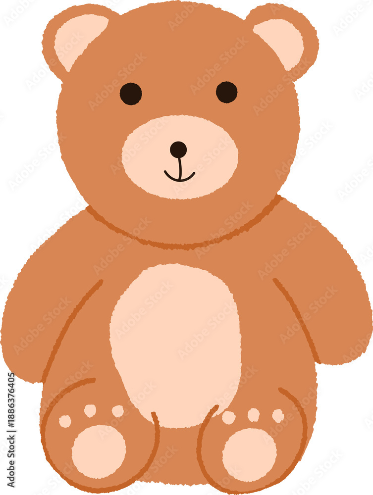 Fototapeta premium teddy bear vector illustration