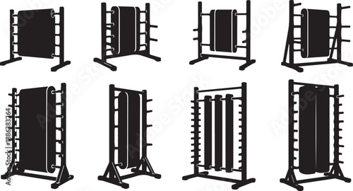 Multifunctional gym equipment for strength training exercises