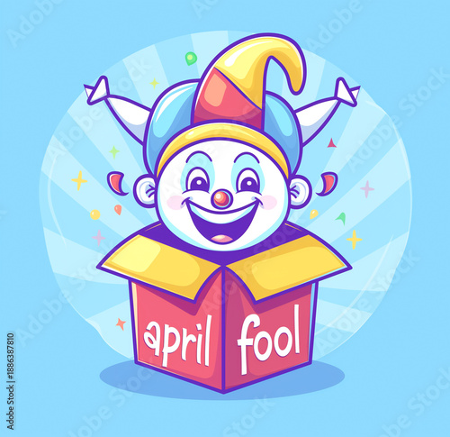Obraz na płótnie April fool's day jester