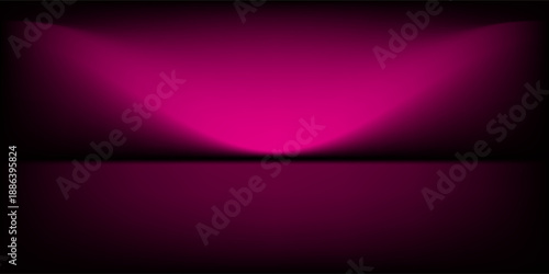 Abstract gradient podium background. pink, pink and lilac empty 3d studio backdrop. Clean scene for product presentation mockup template. Vector illustration.