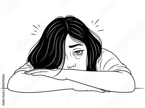 Woman Hangover Vector