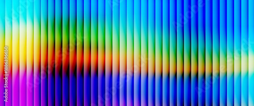 Abstract glowing vertical lines creating dynamic fiery glass pattern illustration