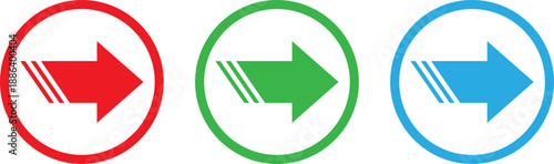 Free Download Colorful circular arrows set - GFXLoad