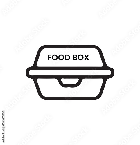  Clamshell Food Container Icon