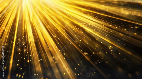 Wallpaper Mural Radiant Golden Light Rays with Sparkles Creating a Magical and Dreamy Atmosphere for Background or Design Use Torontodigital.ca