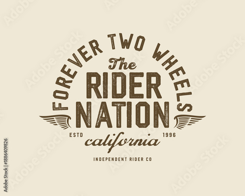 Motorcycle racing badges club emblems tshirt design Retro Racing Typography Graphics